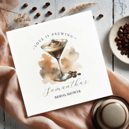 Love is Brewing Bruidsfeest Espresso Martini Servet