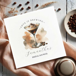 Love is Brewing Bruidsfeest Espresso Martini Servet