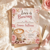 Love Is Brewing Bruidsfeest Kaart