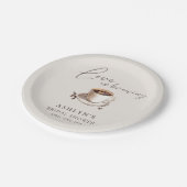 Love is Brewing Bruidsfeest Papieren Borden Bordje (Gekanteld)