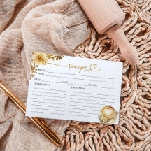 Love Is Brewing Bruidsfeest Receptkaarten