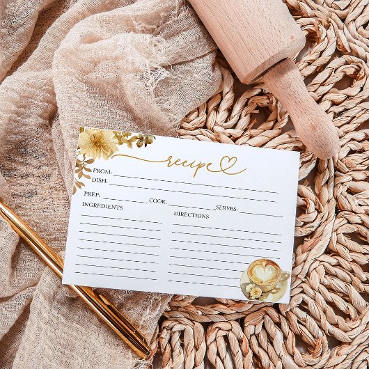 Love Is Brewing Bruidsfeest Receptkaarten