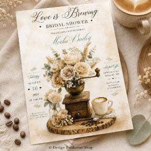 Love Is Brewing Bruidsuitnodiging Kaart
