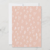 Love is Brewing Cappuccino Coffee Bridal Shower Kaart (Achterkant)