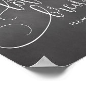 Love Is Brewing Coffee Bar Wedding Sign Poster (Hoek)