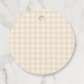 Love Is Brewing Coffee Boho Beige Aangepast Bedankjes Labels (Achterkant)