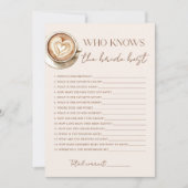 Love Is Brewing Coffee Bridal Shower Feestdagenkaart (Voorkant)