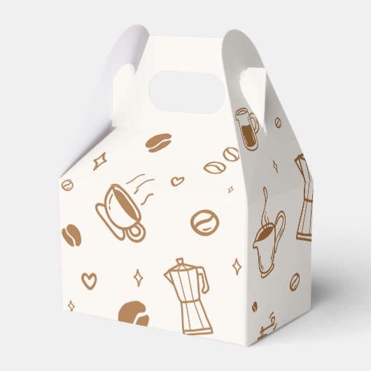 Love is Brewing Coffee Bridal Shower Thank You Bedankdoosjes (Achterkant)