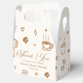 Love is Brewing Coffee Bridal Shower Thank You Bedankdoosjes (Geopend)