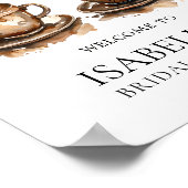 Love is Brewing Coffee Bridal Shower Welcome Poster (Hoek)