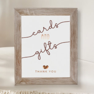 Love Is Brewing Coffee Bruiloft Cards & Cadeaus Poster