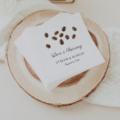 Love Is Brewing Coffee Co-ed Bruidsuitnodiging Servet