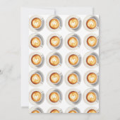 Love is Brewing Coffee Cup Vrijgezellenfeest Kaart (Achterkant)