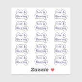 Love Is Brewing Coffee Event Wedding Bridal Shower Sticker (Vel)