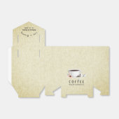 Love is Brewing Coffee Wedding Bedankdoosjes (Uitgevouwen)