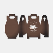 Love is Brewing Coffee Wedding Bedankdoosjes (Uitgevouwen)