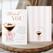 Love is Brewing Coquette Bruidsfeest Bedankkaart