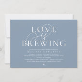 Love Is Brewing Elegante Bruiloft Uitnodiging (Voorkant)