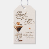 Love Is Brewing Espresso Martini Bruidsfeest Cadeaulabel (Voorkant)