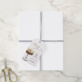 Love Is Brewing Espresso Martini Bruiloftsborrel Cadeaulabel (Met Touw)
