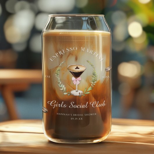 Love Is Brewing | Espresso Martini Vrijgezellenfee Blikvorm Glas