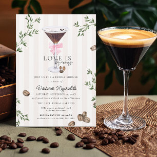 Love Is Brewing   Espresso Martini Vrijgezellenfee Kaart