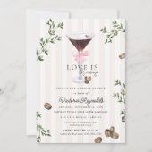 Love Is Brewing | Espresso Martini Vrijgezellenfee Kaart (Voorkant)