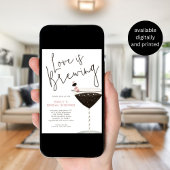 Love is Brewing Espresso Martini Vrijgezellenfeest Kaart