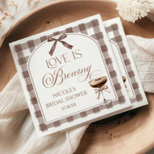 Love Is Brewing Expresso Martini Strik Bridal Show Servet