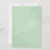 Love is Brewing Greenery Beer Bridal Shower Kaart (Achterkant)