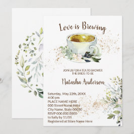 Love is Brewing Herbal Tea Vrijgezellenfeest Kaart