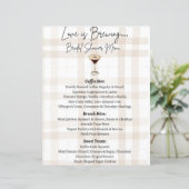 Love is Brewing Menu (Staand voorkant)
