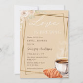 Love is Brewing Paris Coffee Vrijgezellenfeest Kaart (Voorkant)