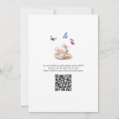 Love is Brewing QR Code Bruilofts Thee Feestje Kaart (Achterkant)