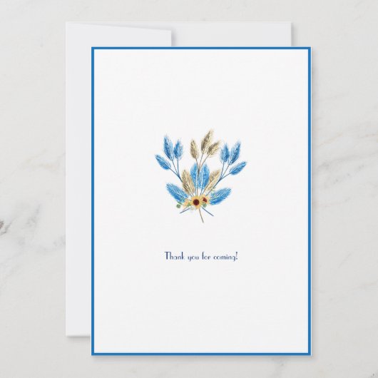 Love is Brewing Tea Invitation Vrijgezellenfeest Kaart (Achterkant)