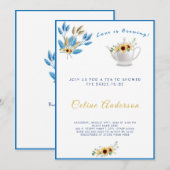 Love is Brewing Tea Invitation Vrijgezellenfeest Kaart (Voorkant / Achterkant)