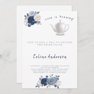 Love is Brewing Tea Invitation Vrijgezellenfeest Kaart