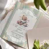 Love is Brewing Tea Party Vrijgezellenfeest Kaart