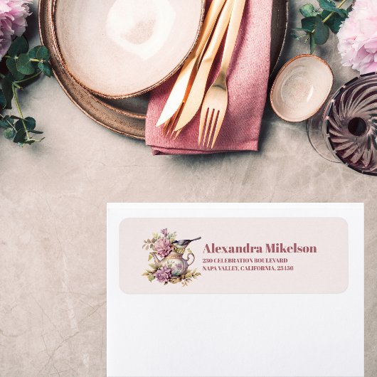 Love is Brewing Tea Party Vrijgezellenfeest Label