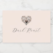 Love is Brewing Voedseletiketten Voedselcontainer Etiket (Enkel label)