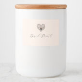 Love is Brewing Voedseletiketten Voedselcontainer Etiket (Voorkant)