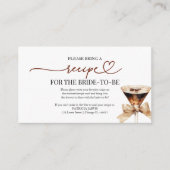 Love Is Brewing Vrijgezellenfeest Recept Aanvraag Informatiekaartje (Voorkant)