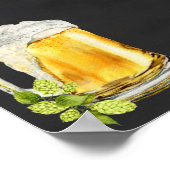 Love Is Brewing Wedding Beer Menu Poster (Hoek)