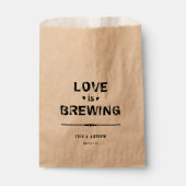 Love is Brewing Wedding Cofee Tea Bedankzakje (Voorkant)