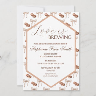 Love is Brouwerij Bridal Shower Invitation Feestdagenkaart