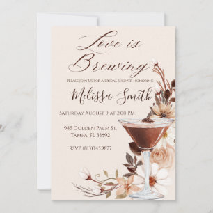Love is Brouwerij Bridal Shower Invitation Kaart