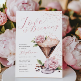Love is Brouwerij Bridal Shower Invitation Kaart