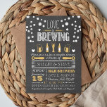 Love is Brouwerij Bridal Shower Invitation Kaart<br><div class="desc">Wil je een leuke themasdouche met bier en kauwers? Zo ja,  dan is dit ontwerp misschien perfect voor u!</div>