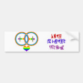 LOVE is Bumpersticker (Voorkant)