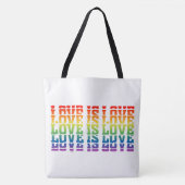 Love is Canvas tas (Voorkant)